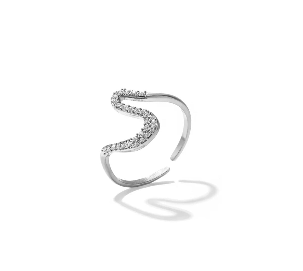 Ring twist strass