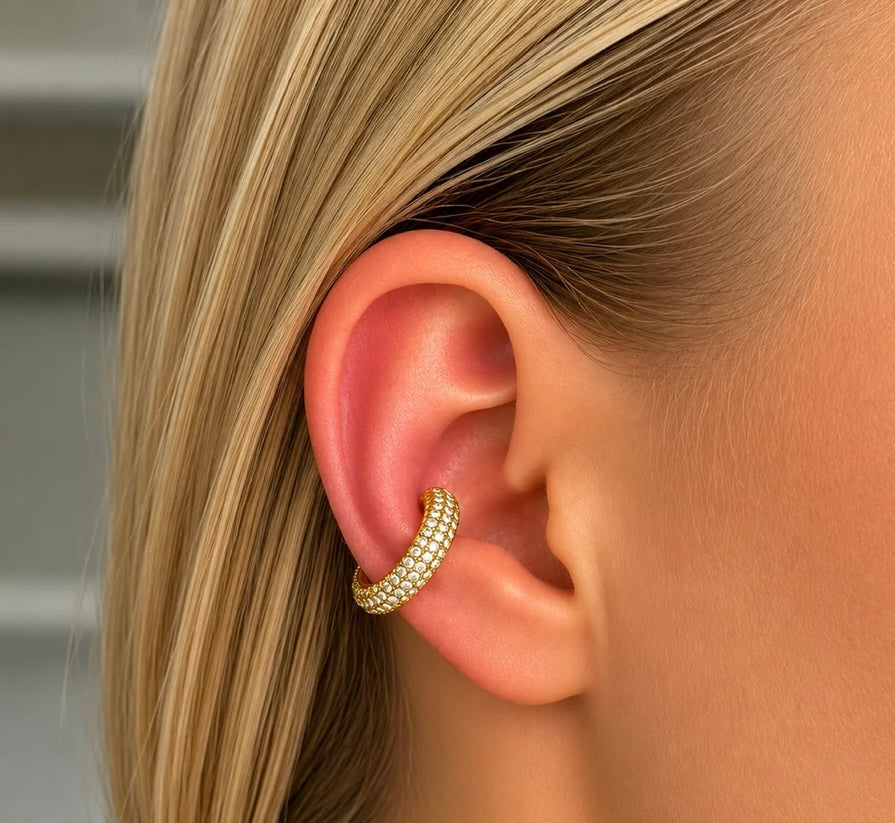 Ear cuff strass