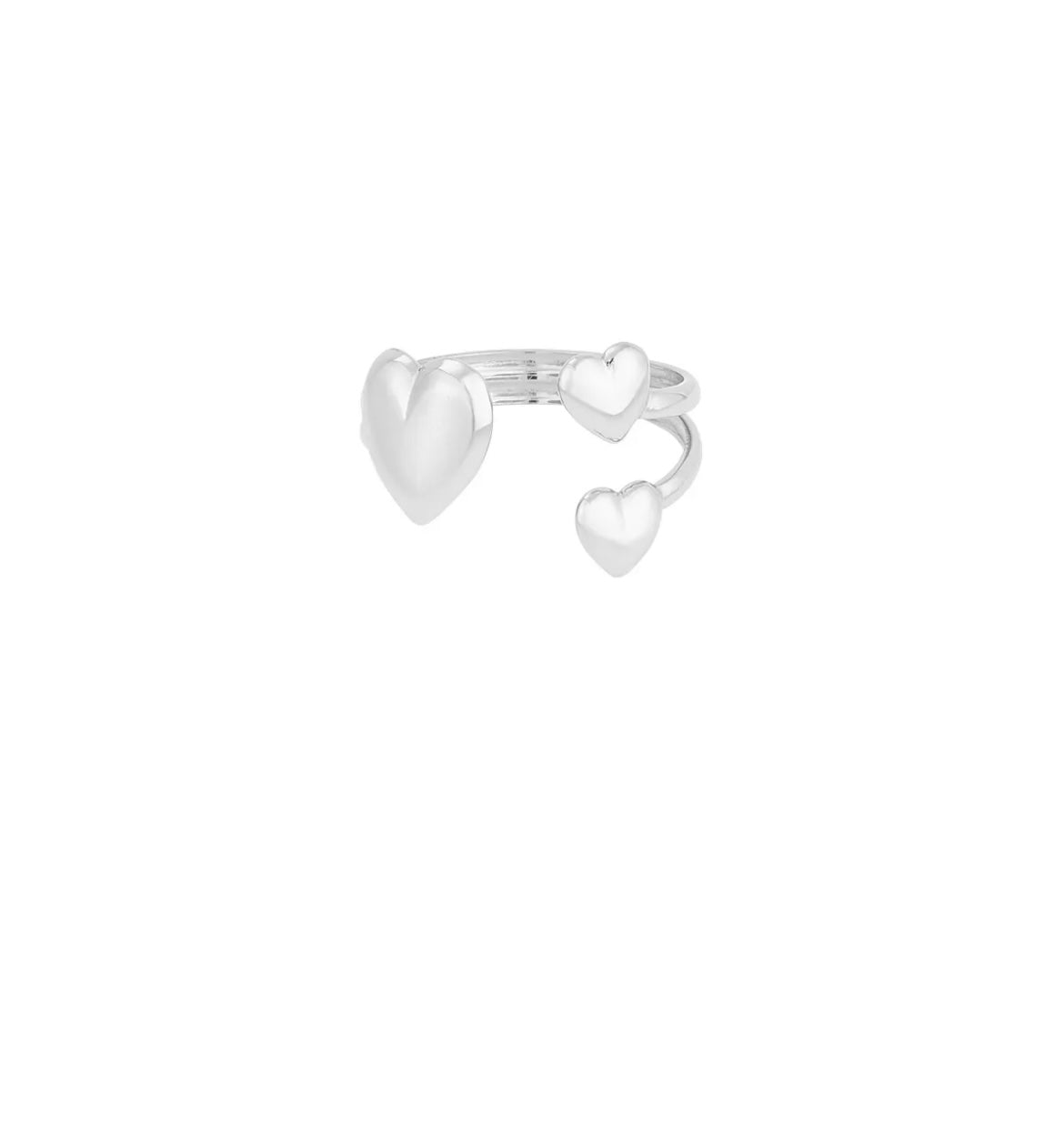 Ring dubbel hart