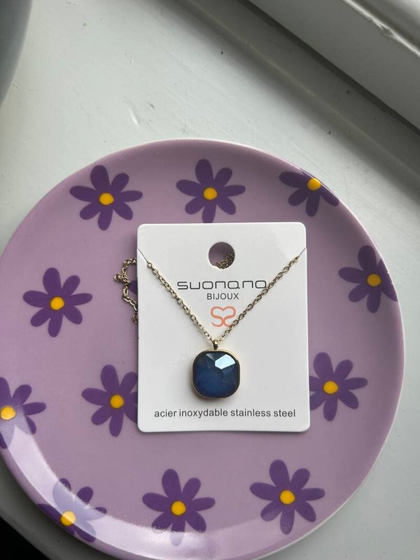 Ketting steen blauw