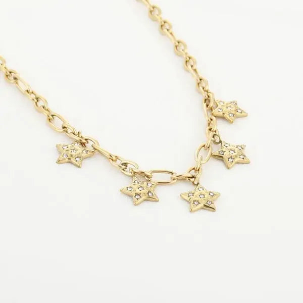 Ketting ster glitter