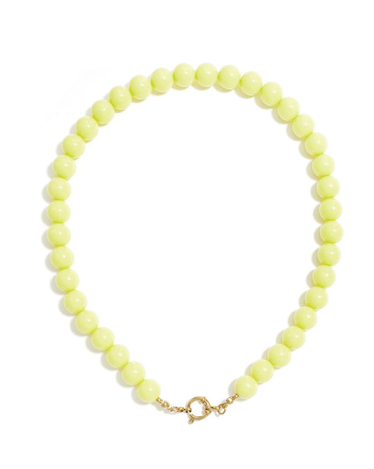 Kralen ketting yellow