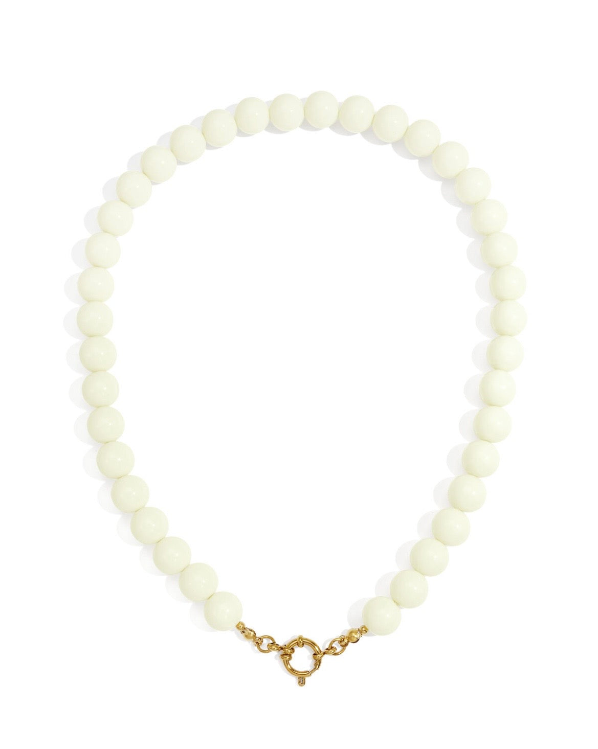 Kralen ketting wit