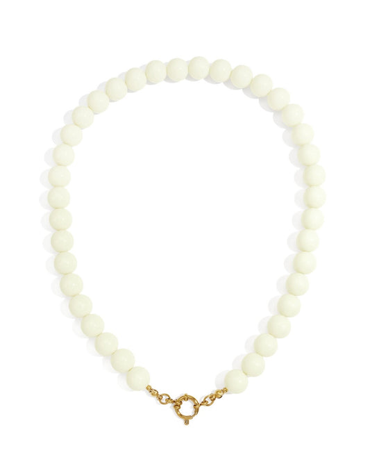 Kralen ketting wit