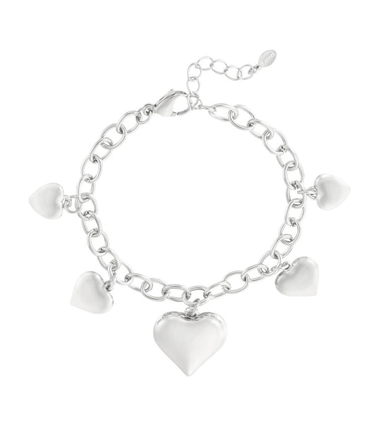 Armband grof hart