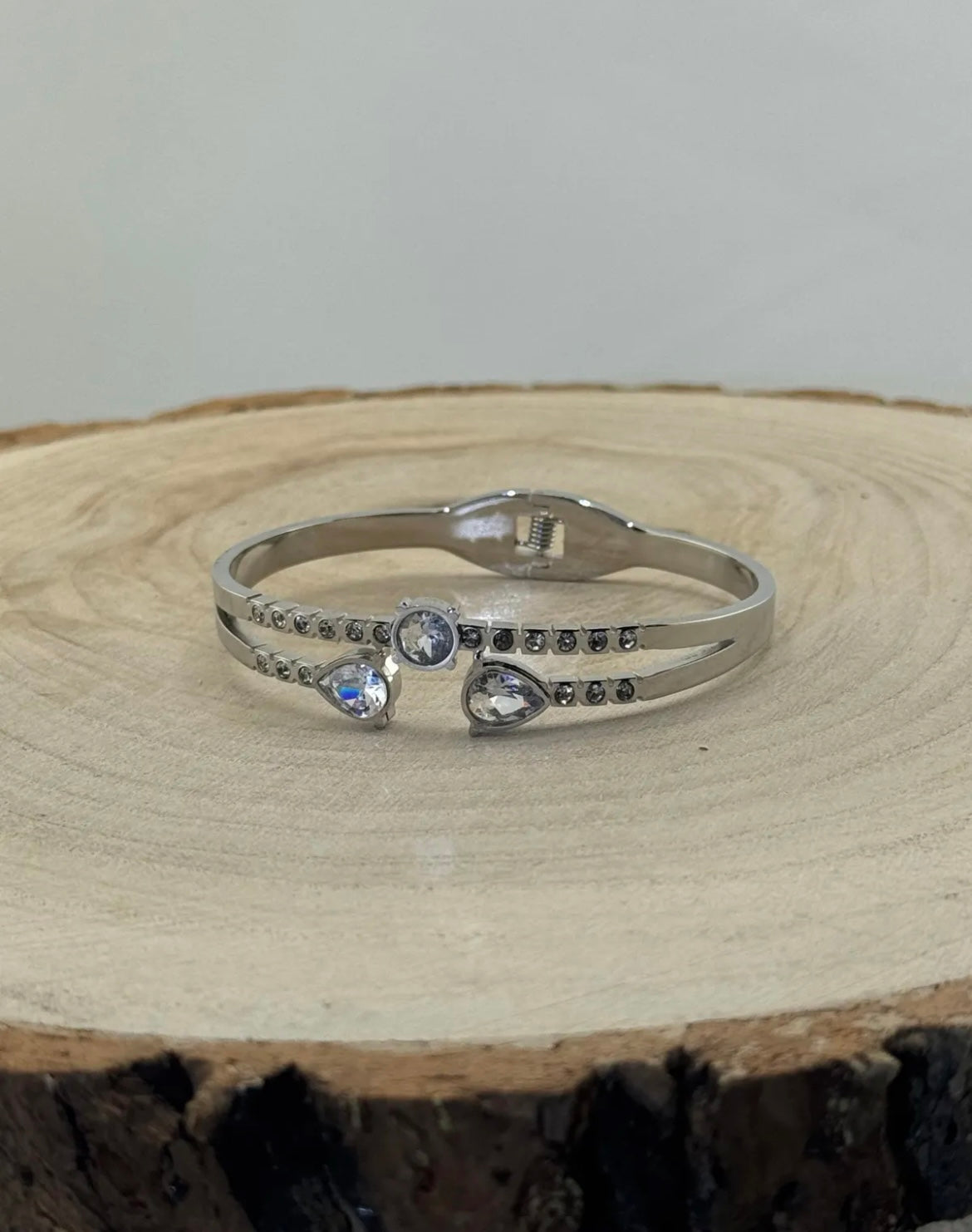 Bangle dubbel strass