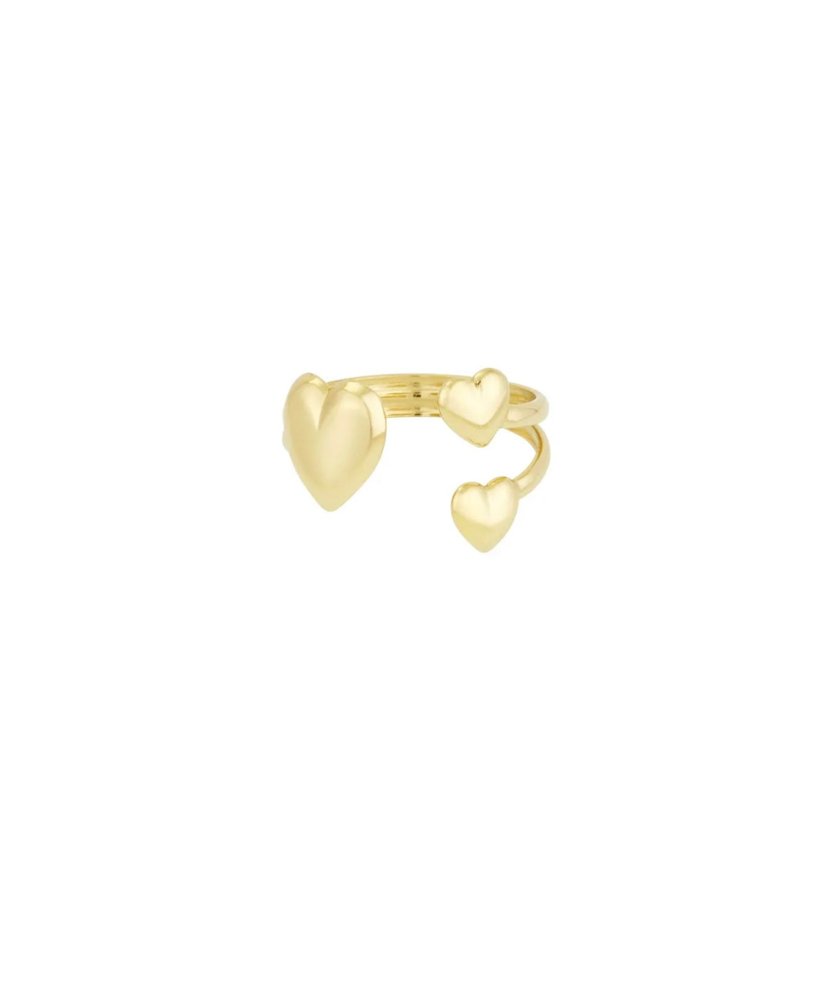Ring dubbel hart