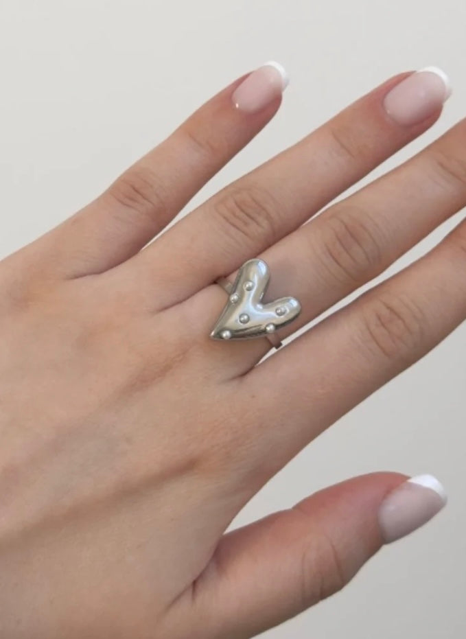 Ring parel hart
