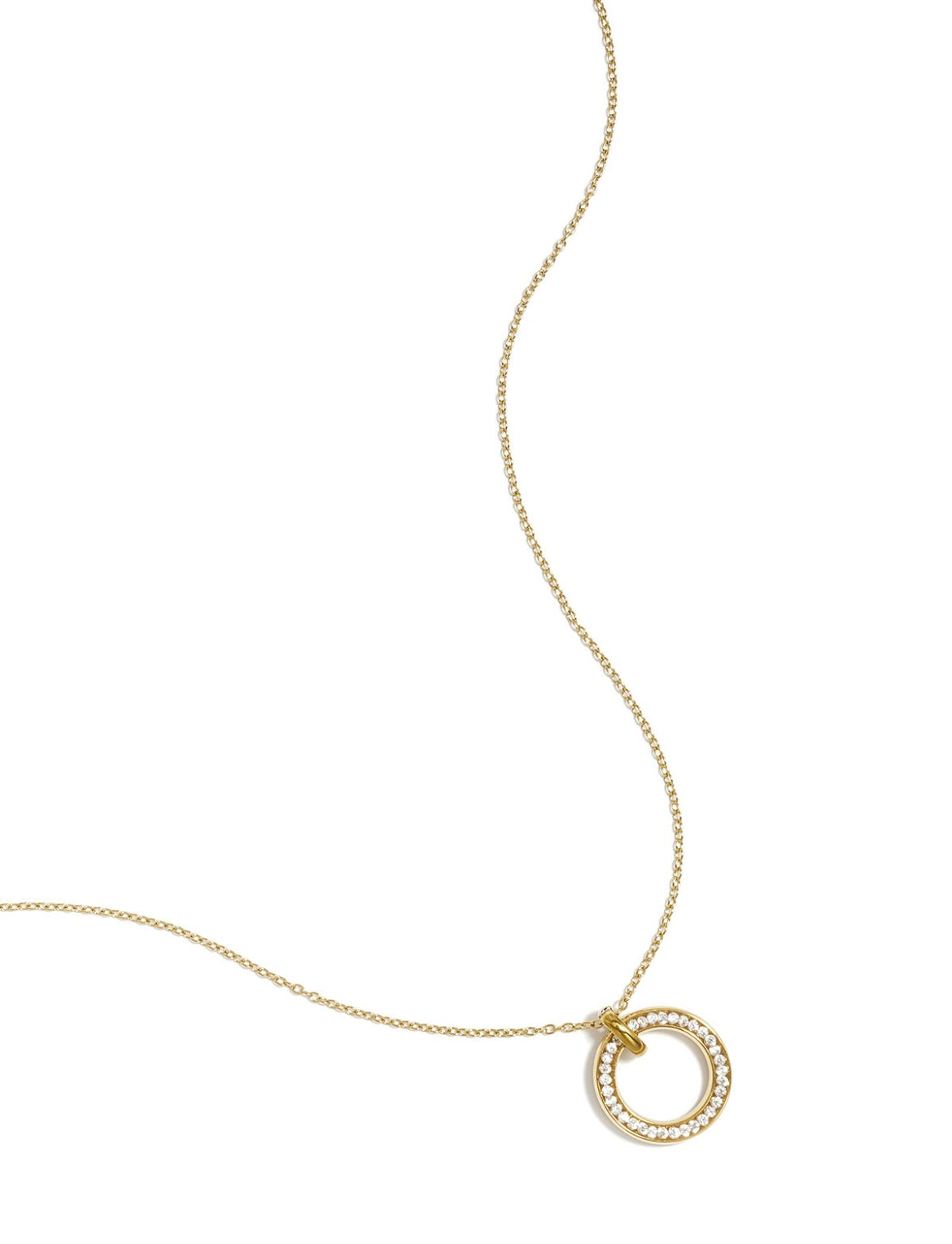 Ketting ovaal bling