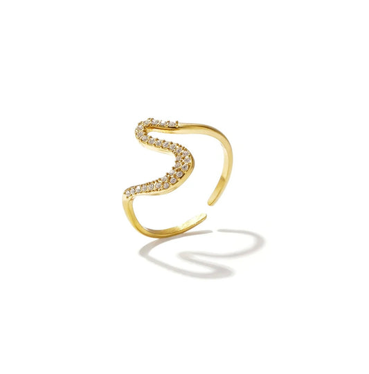 Ring twist strass