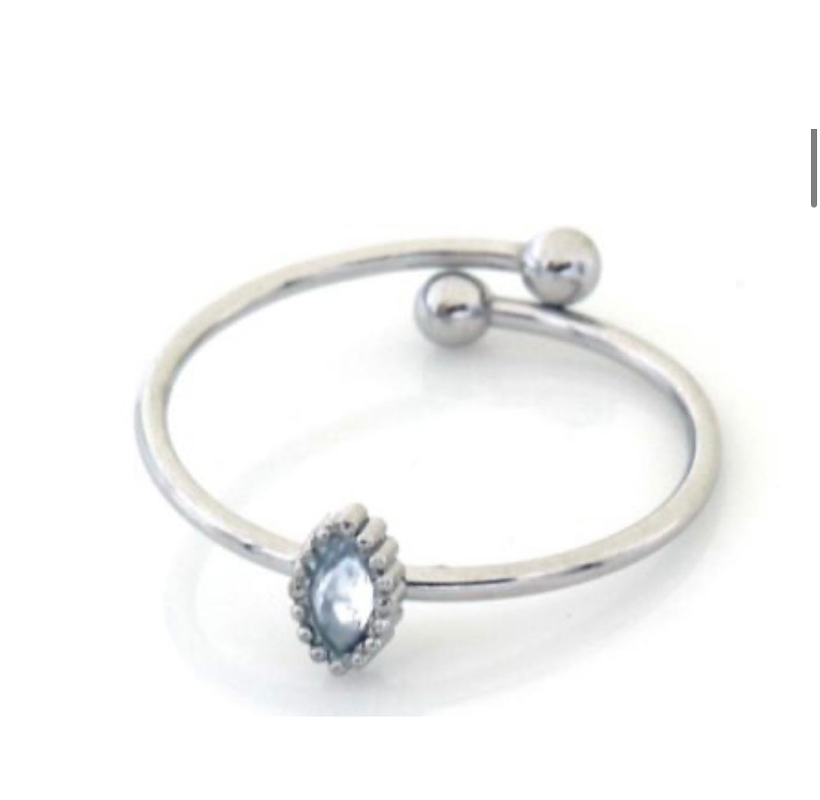 Ring subtiel strass