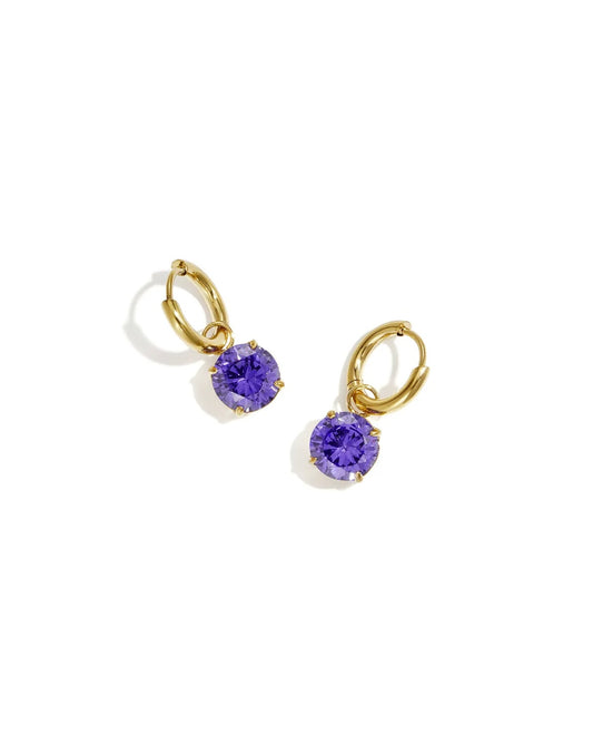 Oorbellen Luna Violet
