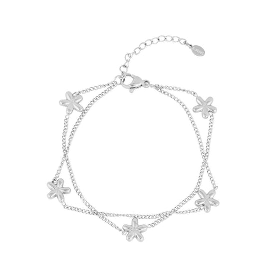 Armband bloem basic