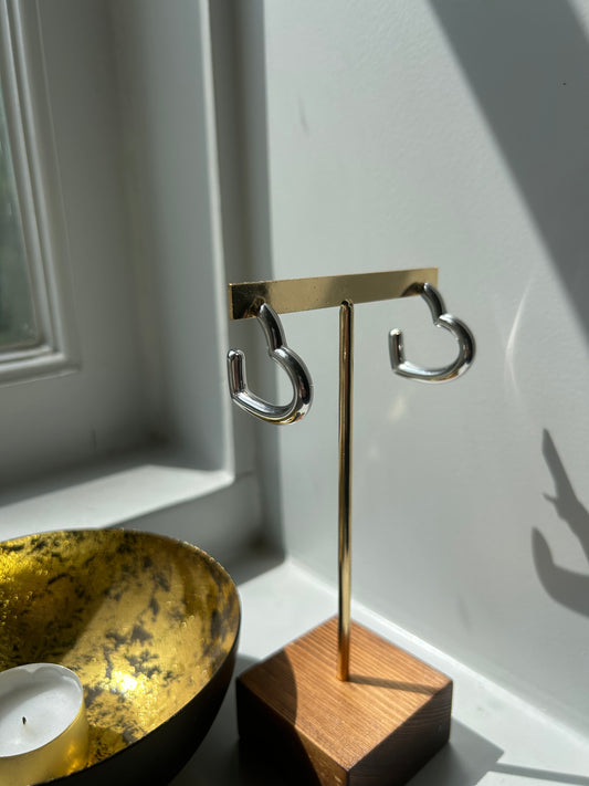 Oorbellen open hart