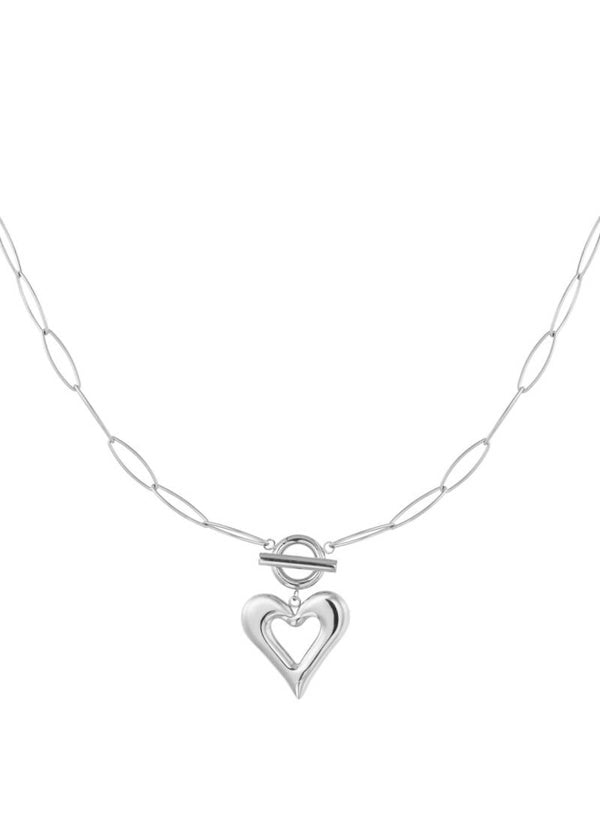Ketting open hart