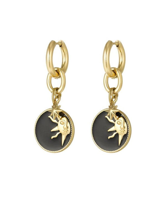 Oorbellen moon