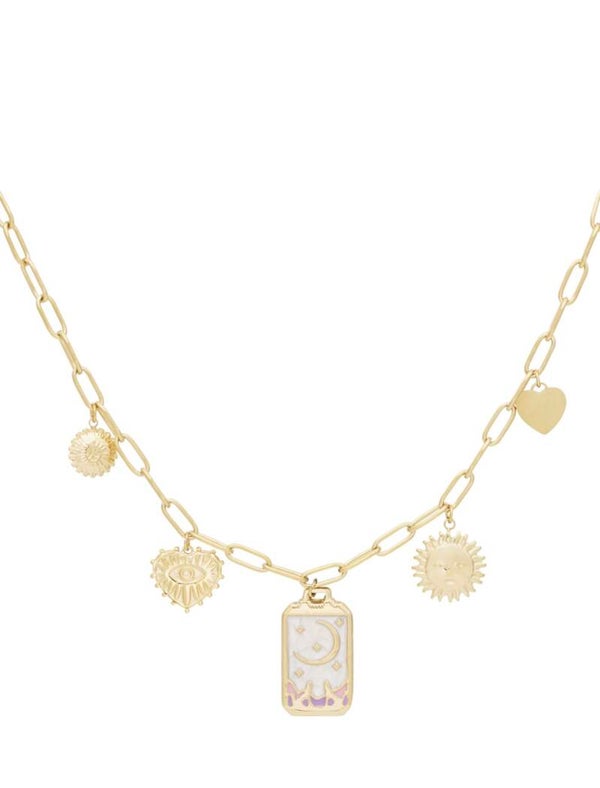Ketting girly white