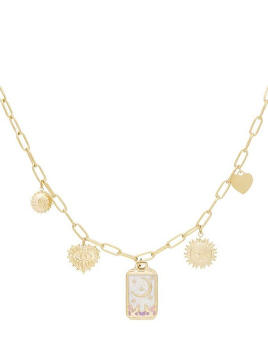 Ketting girly white