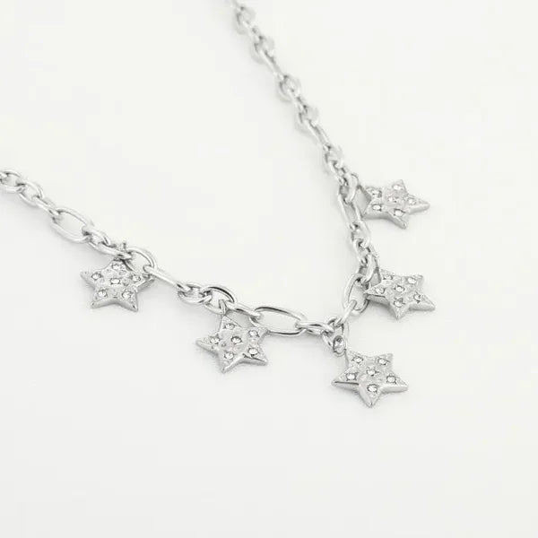 Ketting ster glitter